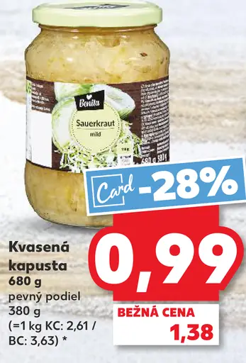 Delika kvasená kapusta