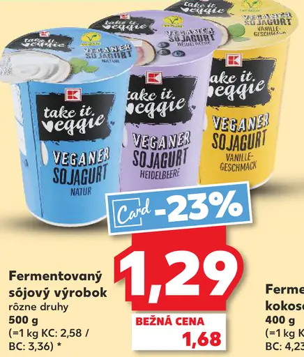 K-take it veggie Fermentovaný sójový výrobok