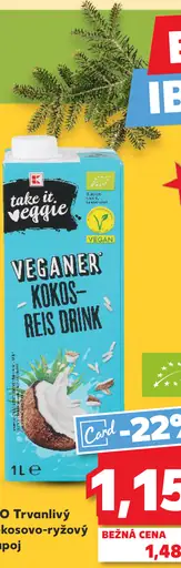 Take It Veggie BIO Trvanlivý kokosovo-ryžový nápoj