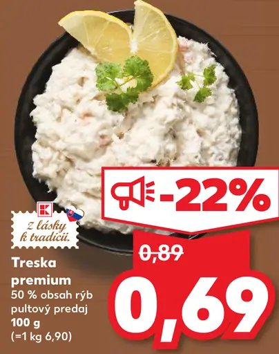 Z lásky k tradícii Treska premium