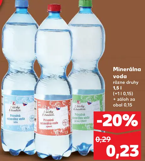 Z lásky k tradícii Prírodná minerálna voda