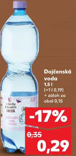 Z lásky k tradícii Prírodná dojčenská voda