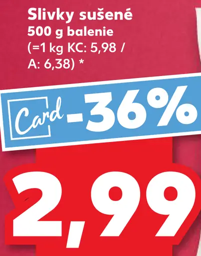 Slivky sušené