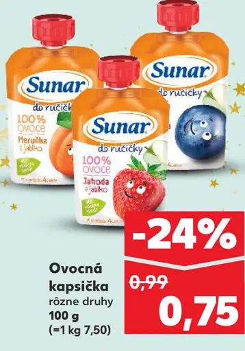 Sunar do ručičky ovocná kapsička