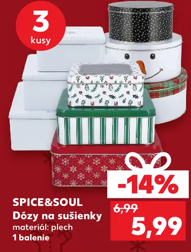 SPICE&SOUL Dózy na sušienky