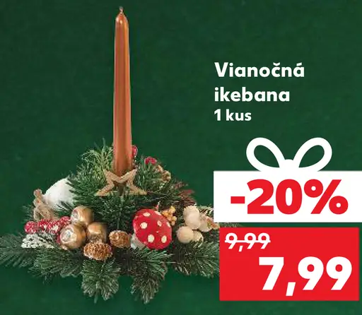 Vianočná ikebana