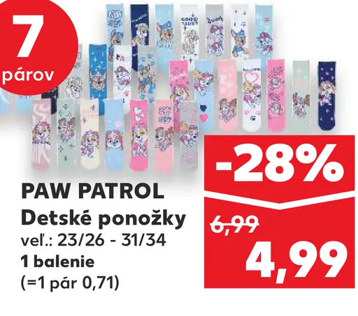 Paw Patrol Detské ponožky