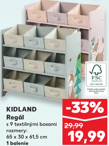 KIDLAND Regál