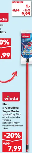 Vileda Mop s rukoväťou SuperMocio