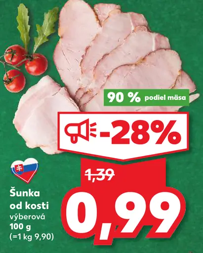 Šunka od kosti výberová