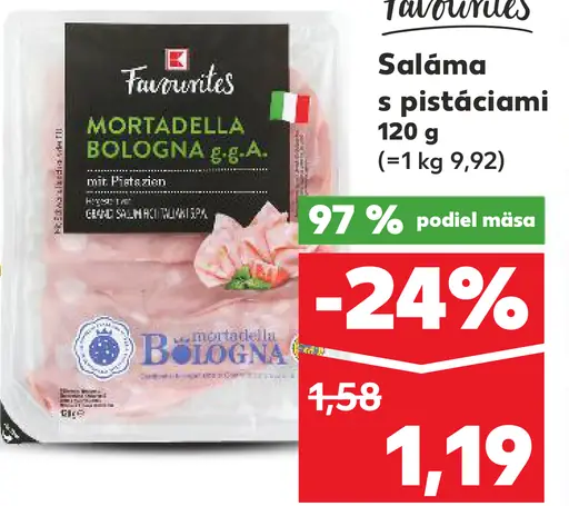 Favorites Saláma s pistáciami