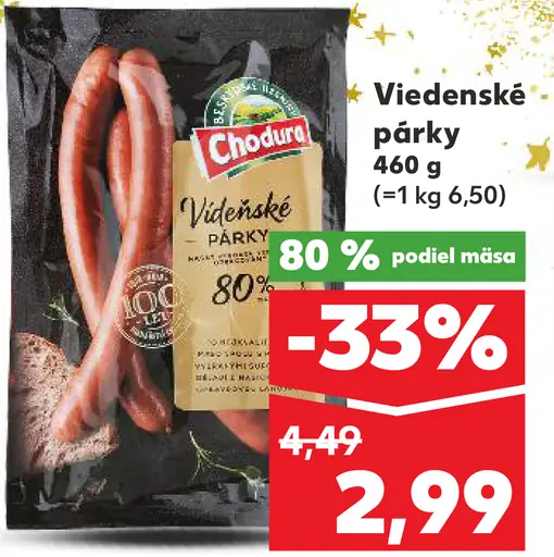 Chodura Viedenské párky