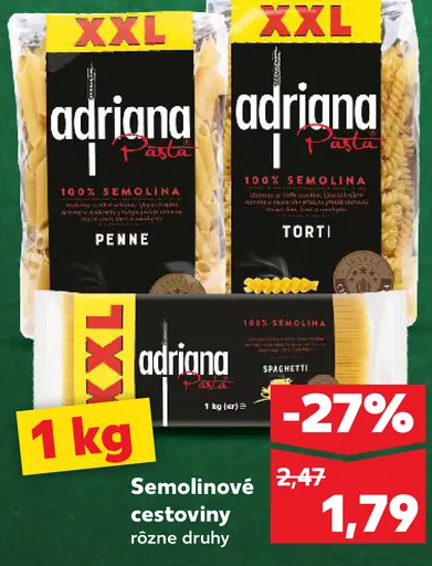 Adriana Semolinové cestoviny