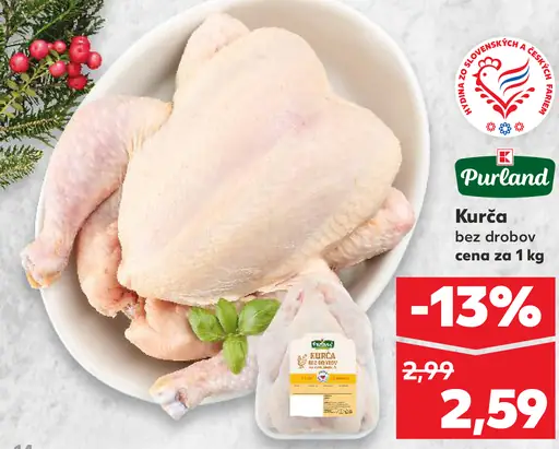 Purland Kurča bez drobov