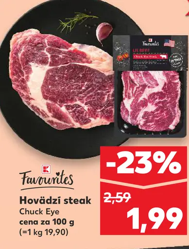 Favorites Hovädzí Steak Chuck Eye