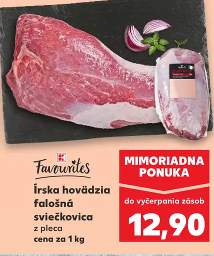 Favorites Írska hovädzia falošná sviečkovica z pleca