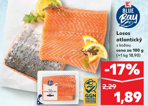 Blue Bay Losos atlantický s kožou