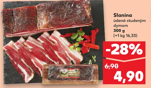 Slanina údená studeným dymom