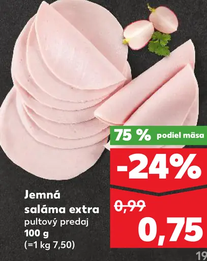 Jemná saláma extra