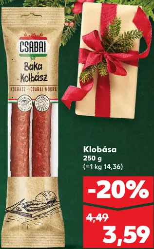 Csabai klobása