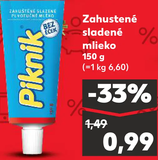 Tatra Piknik zahustené sladené mlieko