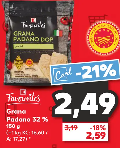 Favourites Grana Padano 32 %