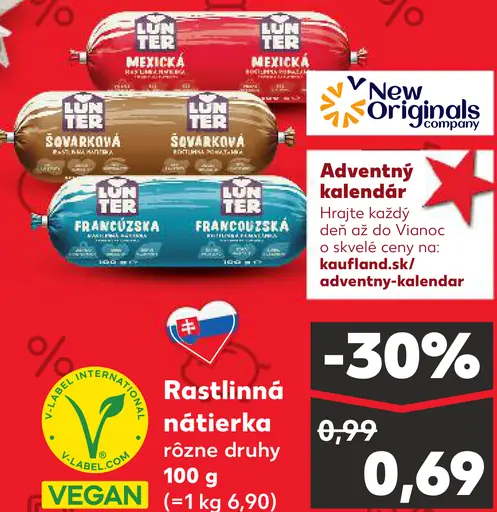 New Originals Rastlinná nátierka