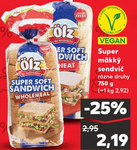 Ölz Super mäkký sendvič