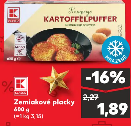 K-Classic Zemiakové placky