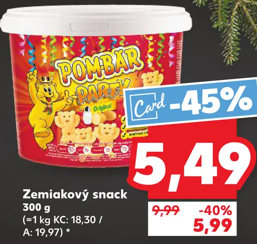 Pom-Bär zemiakový snack