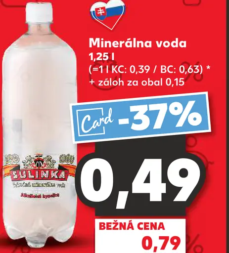 Bonaqua Minerálna voda neperlivá