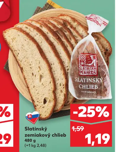 Slatinský zemiakový chlieb