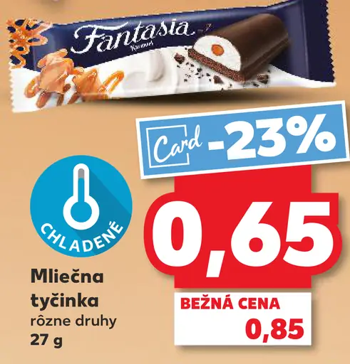 Fantasia Mliečna tyčinka