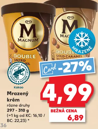 Magnum Mrazený smotanový krém