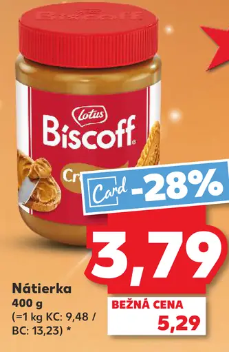 Lotus Biscoff nátierka