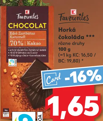 K-Classic Horká čokoláda