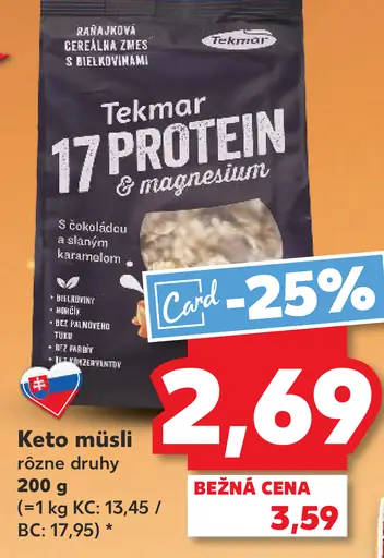 Tekmar Keto müsli