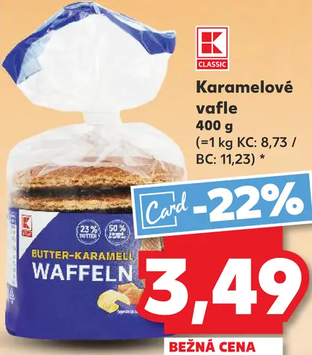 K-Classic Karamelové vafle
