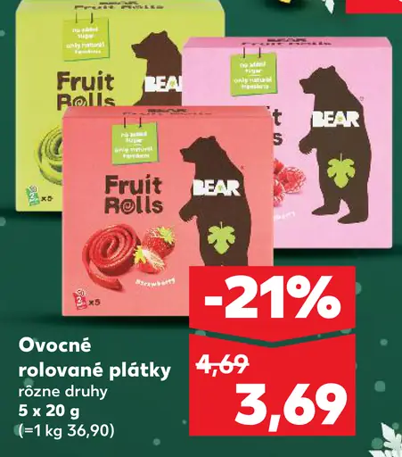 Fruit Bear Rolls