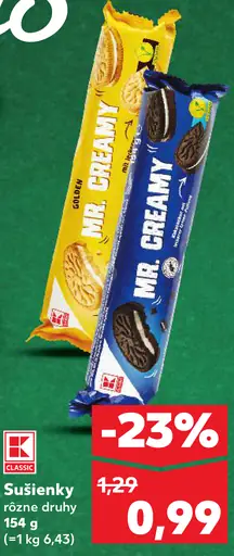 K-Classic Sušienky Mr. Creamy
