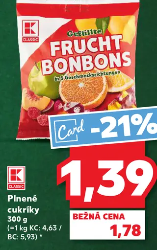 K-Classic Filled Fruit Bonbons