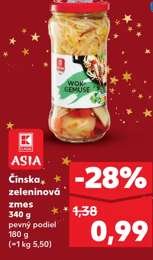 K-Classic Wok zeleninová zmes