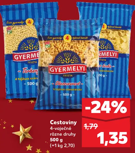 Gyermelyi Cestoviny 4-vaječné