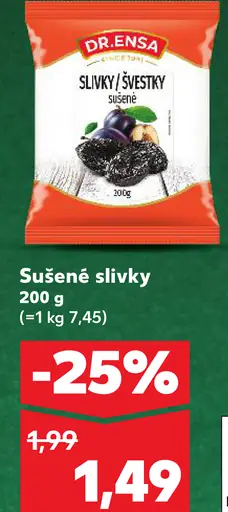 Dr.Ensa Sušené slivky