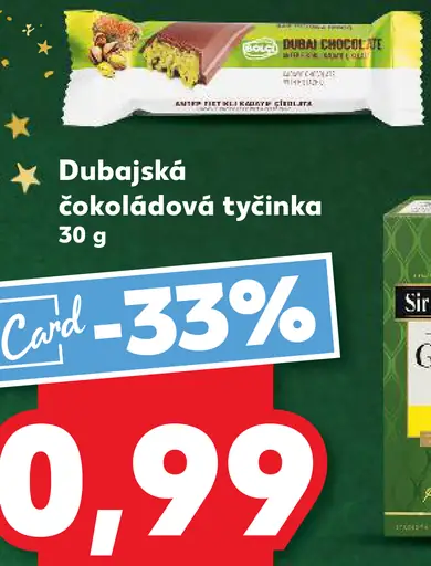 Dubajská čokoládová tyčinka