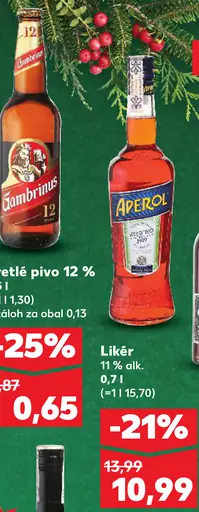 Gambrinus svetlé pivo plechovka