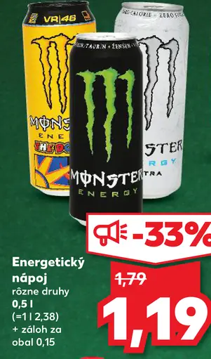 Monster Energy plechovka