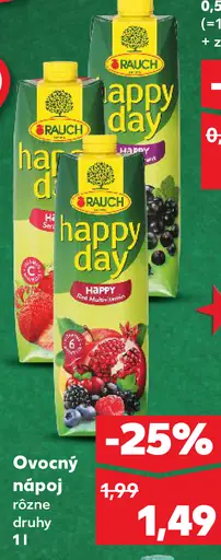 Happy Day pomarančový nápoj