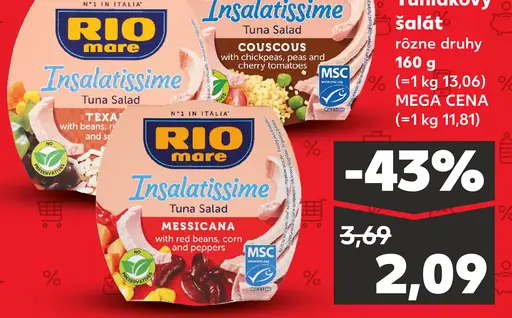 Rio Mare Insalatissime Tuna Salad Mexikana