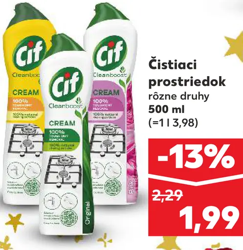 Cif čistiaci prostriedok